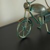 Vintiquewise Metal Figurine Motorcycle Shaped Vintage Wine Single Bottle Holder Stand Rack QI004317